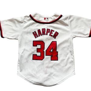 Majestic MLB Washington Nationals #34 Bryce Harper Jersey Toddler Sz 3T